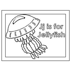 Раскраска: медуза (Животные) #20561 - Бесплатные раскраски для печати