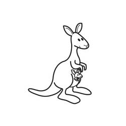 Раскраска: кенгуру (Животные) #9110 - Раскраски для печати