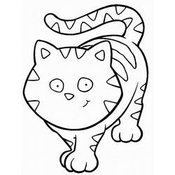 Раскраска: котенок (Животные) #18062 - Бесплатные раскраски для печати