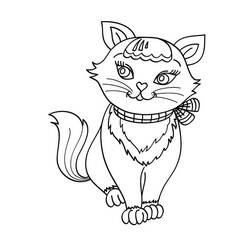 Раскраска: котенок (Животные) #18074 - Раскраски для печати