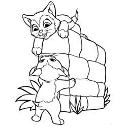 Раскраска: котенок (Животные) #18100 - Бесплатные раскраски для печати