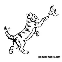 Раскраска: котенок (Животные) #18114 - Раскраски для печати