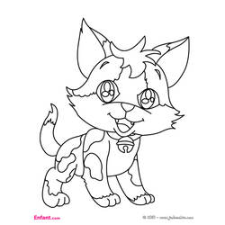 Раскраска: котенок (Животные) #18149 - Бесплатные раскраски для печати