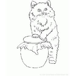 Раскраска: котенок (Животные) #18172 - Бесплатные раскраски для печати