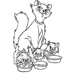 Раскраска: котенок (Животные) #18184 - Раскраски для печати