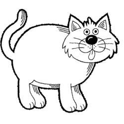 Раскраска: котенок (Животные) #18192 - Бесплатные раскраски для печати