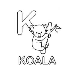 Раскраска: коала (Животные) #9360 - Раскраски для печати