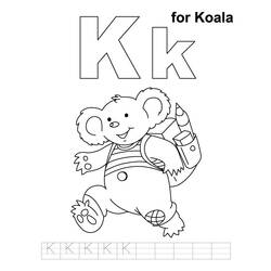 Раскраска: коала (Животные) #9436 - Бесплатные раскраски для печати
