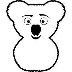 Раскраска: коала (Животные) #9459 - Бесплатные раскраски для печати