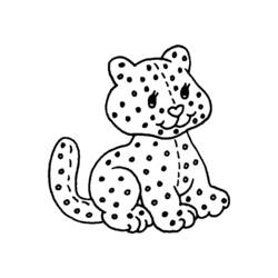 Раскраска: леопард (Животные) #9862 - Раскраски для печати