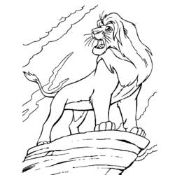 Раскраска: лев (Животные) #10260 - Бесплатные раскраски для печати