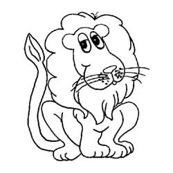 Раскраска: лев (Животные) #10261 - Бесплатные раскраски для печати