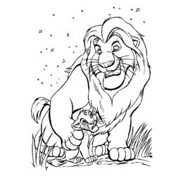 Раскраска: лев (Животные) #10262 - Бесплатные раскраски для печати