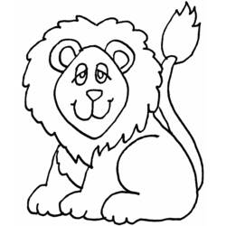 Раскраска: лев (Животные) #10265 - Бесплатные раскраски для печати