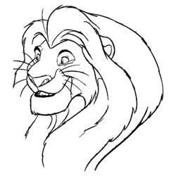 Раскраска: лев (Животные) #10275 - Бесплатные раскраски для печати