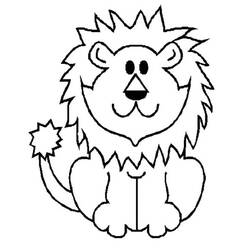 Раскраска: лев (Животные) #10281 - Раскраски для печати