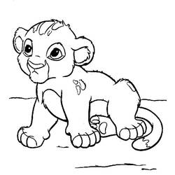 Раскраска: лев (Животные) #10283 - Раскраски для печати
