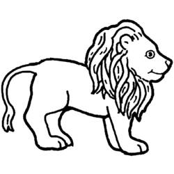 Раскраска: лев (Животные) #10288 - Бесплатные раскраски для печати