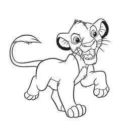 Раскраска: лев (Животные) #10314 - Раскраски для печати
