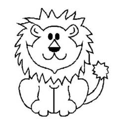 Раскраска: лев (Животные) #10324 - Бесплатные раскраски для печати