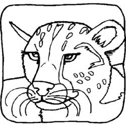 Раскраска: лев (Животные) #10341 - Бесплатные раскраски для печати