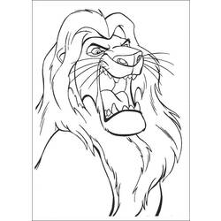 Раскраска: лев (Животные) #10343 - Бесплатные раскраски для печати