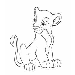 Раскраска: лев (Животные) #10345 - Бесплатные раскраски для печати