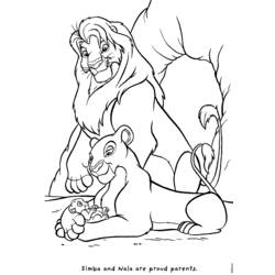 Раскраска: лев (Животные) #10371 - Бесплатные раскраски для печати