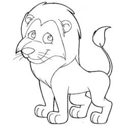 Раскраска: лев (Животные) #10398 - Бесплатные раскраски для печати