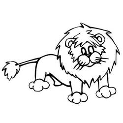 Раскраска: лев (Животные) #10424 - Бесплатные раскраски для печати
