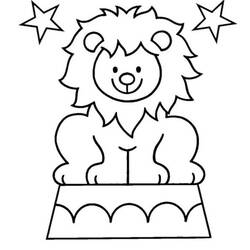Раскраска: лев (Животные) #10430 - Бесплатные раскраски для печати