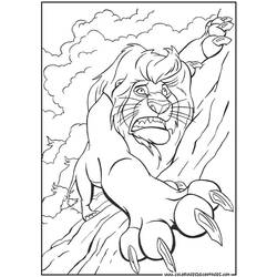 Раскраска: лев (Животные) #10436 - Бесплатные раскраски для печати