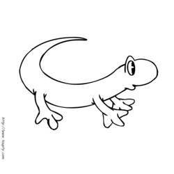 Раскраска: ящериц (Животные) #22290 - Раскраски для печати