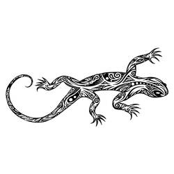 Раскраска: ящериц (Животные) #22326 - Раскраски для печати