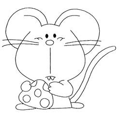Раскраска: мышь (Животные) #13939 - Раскраски для печати