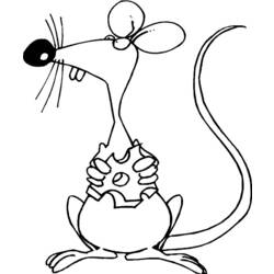 Раскраска: мышь (Животные) #13949 - Бесплатные раскраски для печати