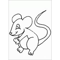 Раскраска: мышь (Животные) #13952 - Раскраски для печати