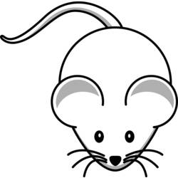 Раскраски: мышь - Раскраски для печати