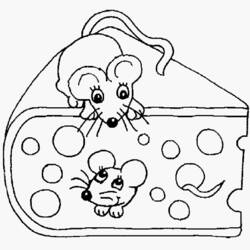 Раскраска: мышь (Животные) #13969 - Раскраски для печати