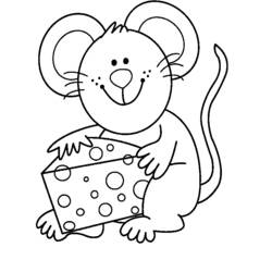 Раскраска: мышь (Животные) #13971 - Раскраски для печати