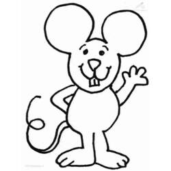 Раскраска: мышь (Животные) #13986 - Раскраски для печати