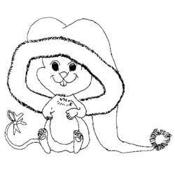 Раскраска: мышь (Животные) #14001 - Бесплатные раскраски для печати