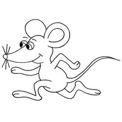 Раскраска: мышь (Животные) #14019 - Раскраски для печати
