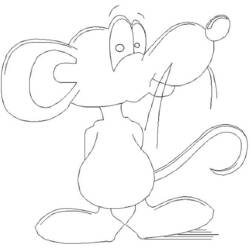 Раскраска: мышь (Животные) #14029 - Бесплатные раскраски для печати