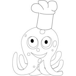 Раскраска: осьминог (Животные) #19026 - Бесплатные раскраски для печати