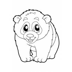 Раскраска: панда (Животные) #12464 - Раскраски для печати