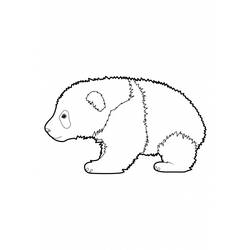 Раскраска: панда (Животные) #12468 - Бесплатные раскраски для печати
