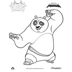 Раскраска: панда (Животные) #12484 - Бесплатные раскраски для печати