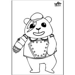 Раскраска: панда (Животные) #12507 - Бесплатные раскраски для печати
