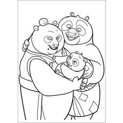 Раскраска: панда (Животные) #12519 - Бесплатные раскраски для печати